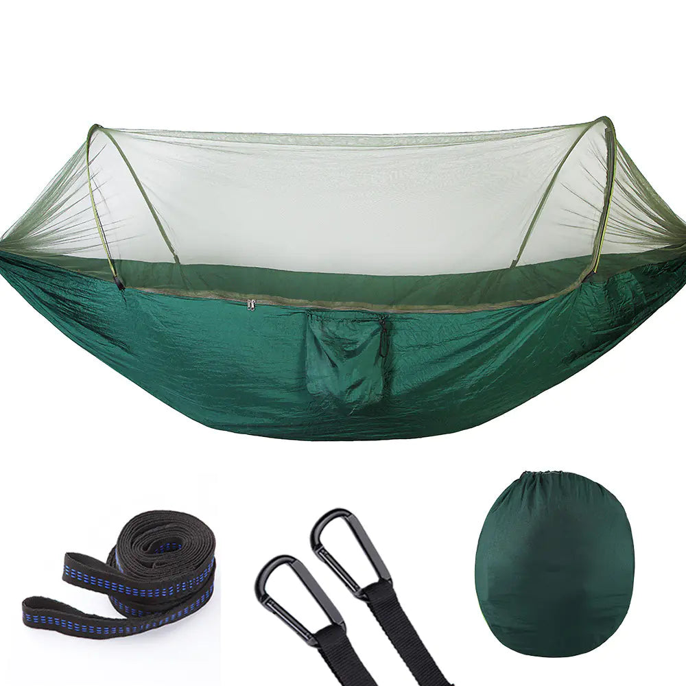 Outdoor Camping Parachute Fabric Mosquito Net Hammock
