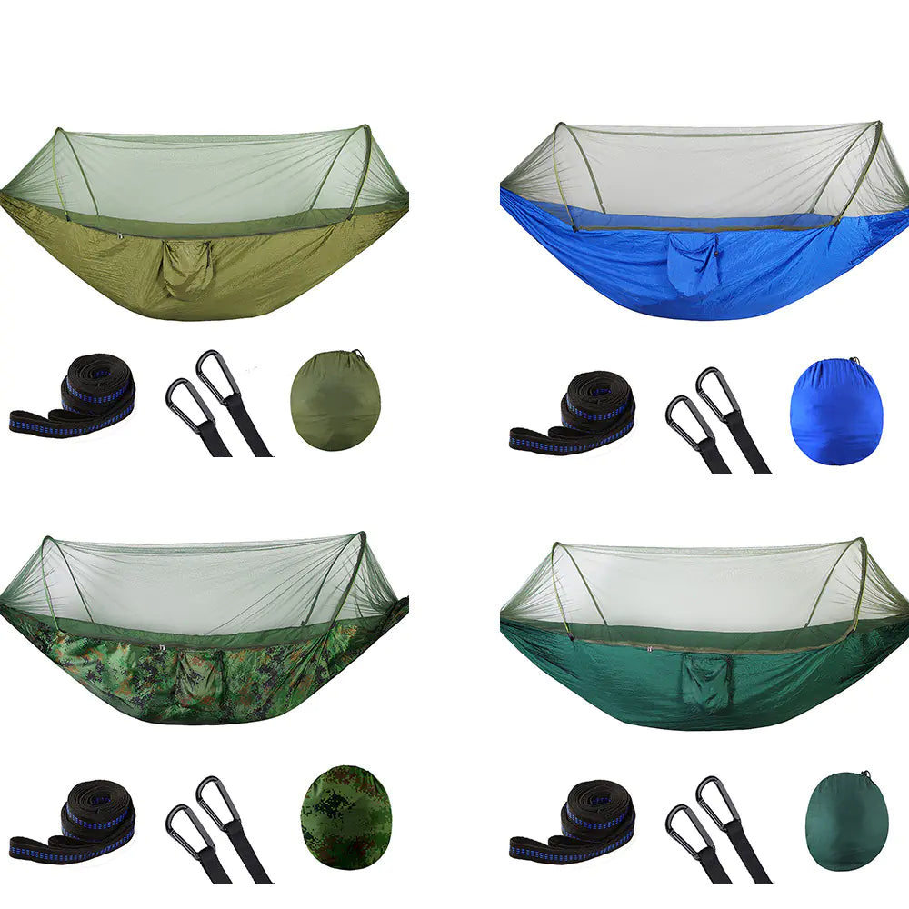 Outdoor Camping Parachute Fabric Mosquito Net Hammock